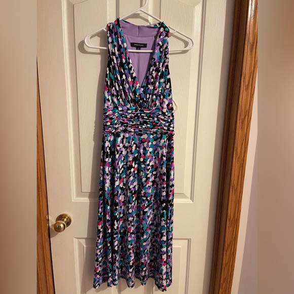 Purple polka dot dress - Picture 1 of 3